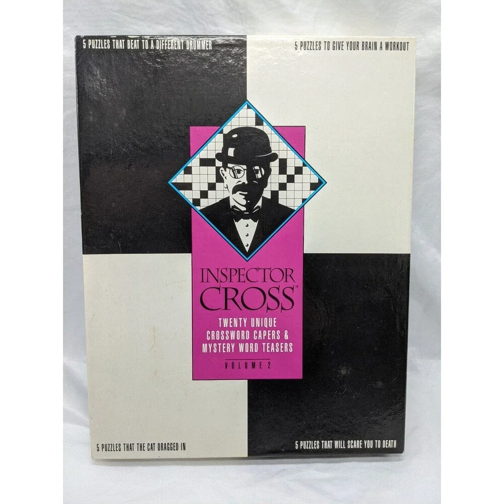Inspector Cross Crossword Capers And Mystery Word Teasers Volume 2